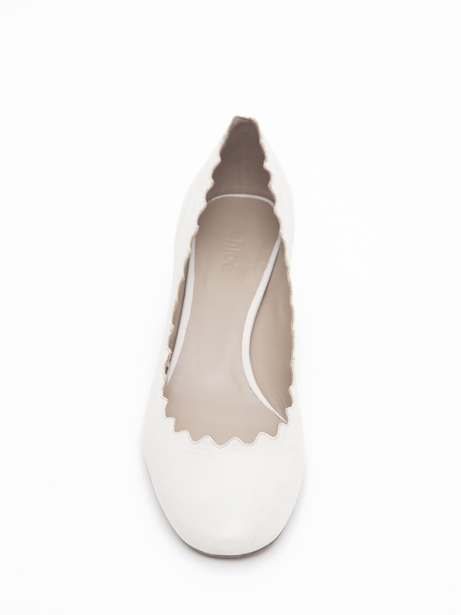 Escarpins Lauren en cuir - Cloudy White