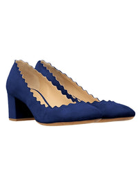 Escarpins Lauren en cuir - Blue Lagoon
