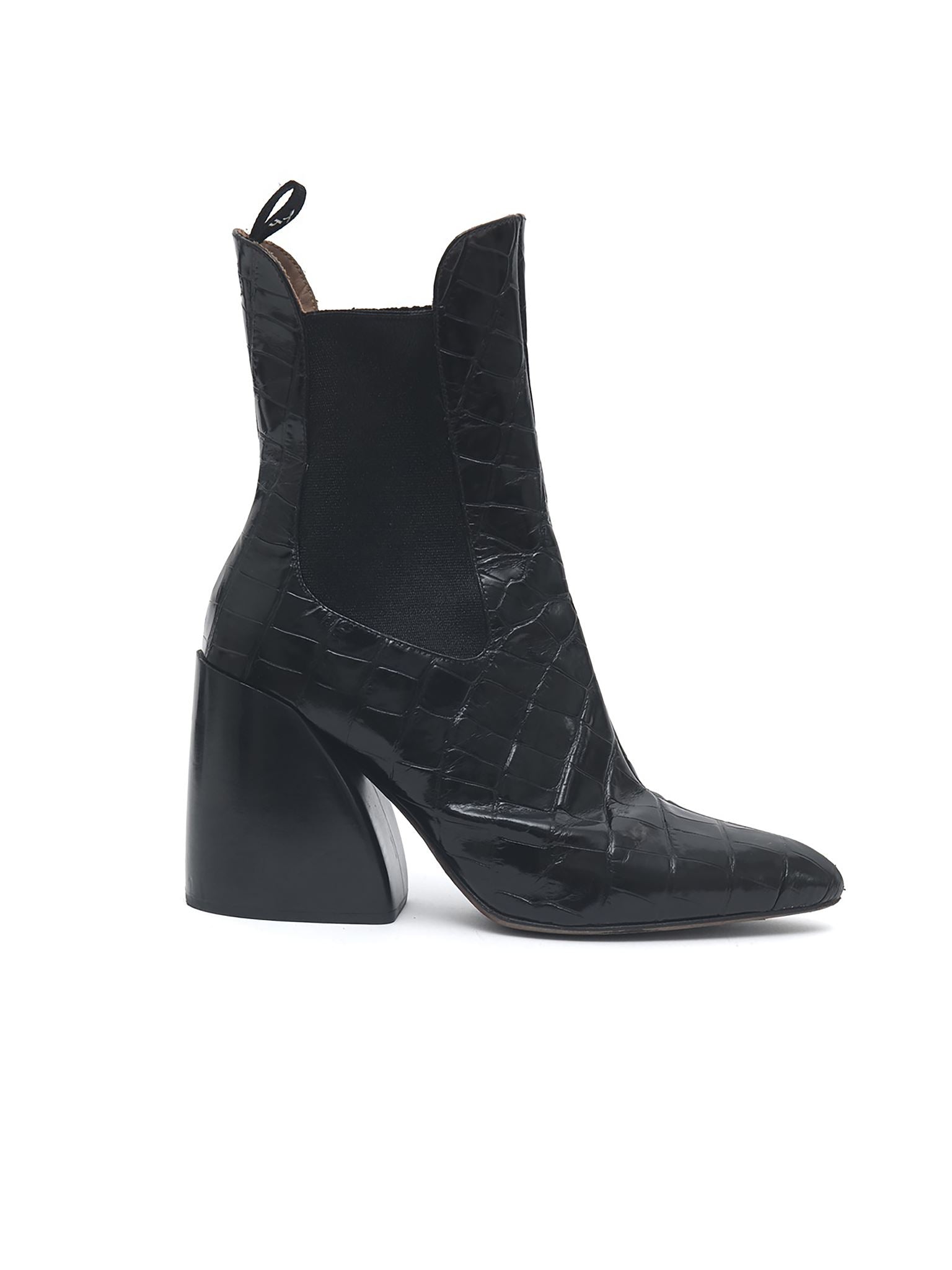 Bottines Wave en cuir - Black