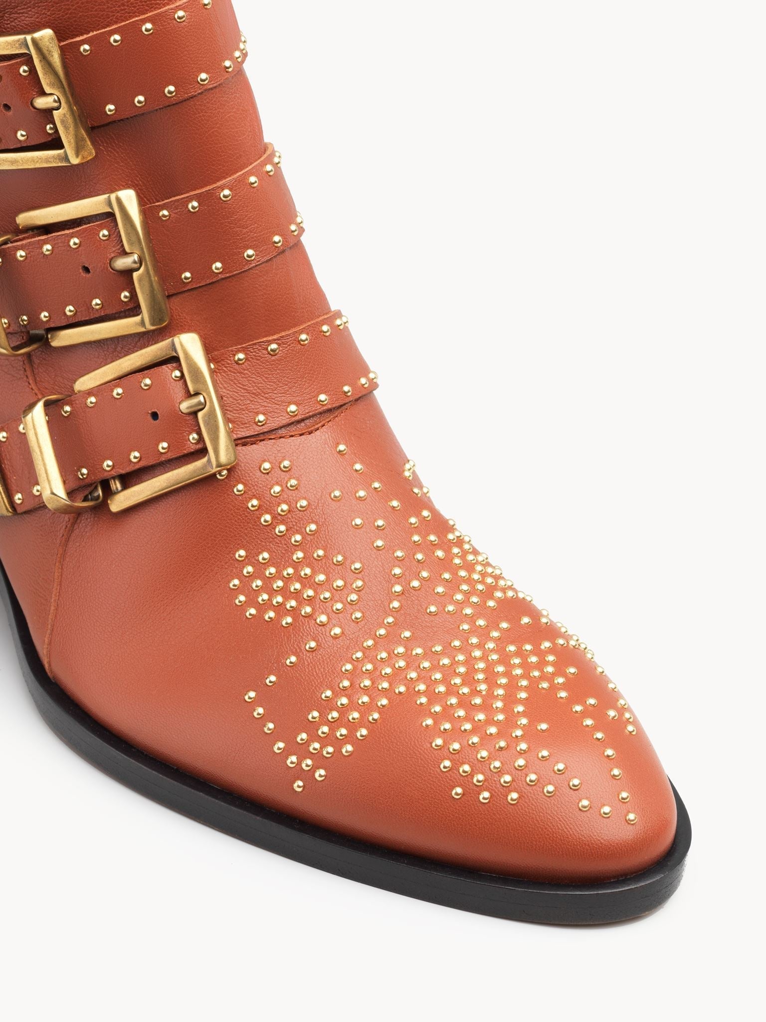 Bottines Susanna en cuir - Chestnut Brown