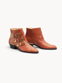 Bottines Susanna en cuir - Chestnut Brown