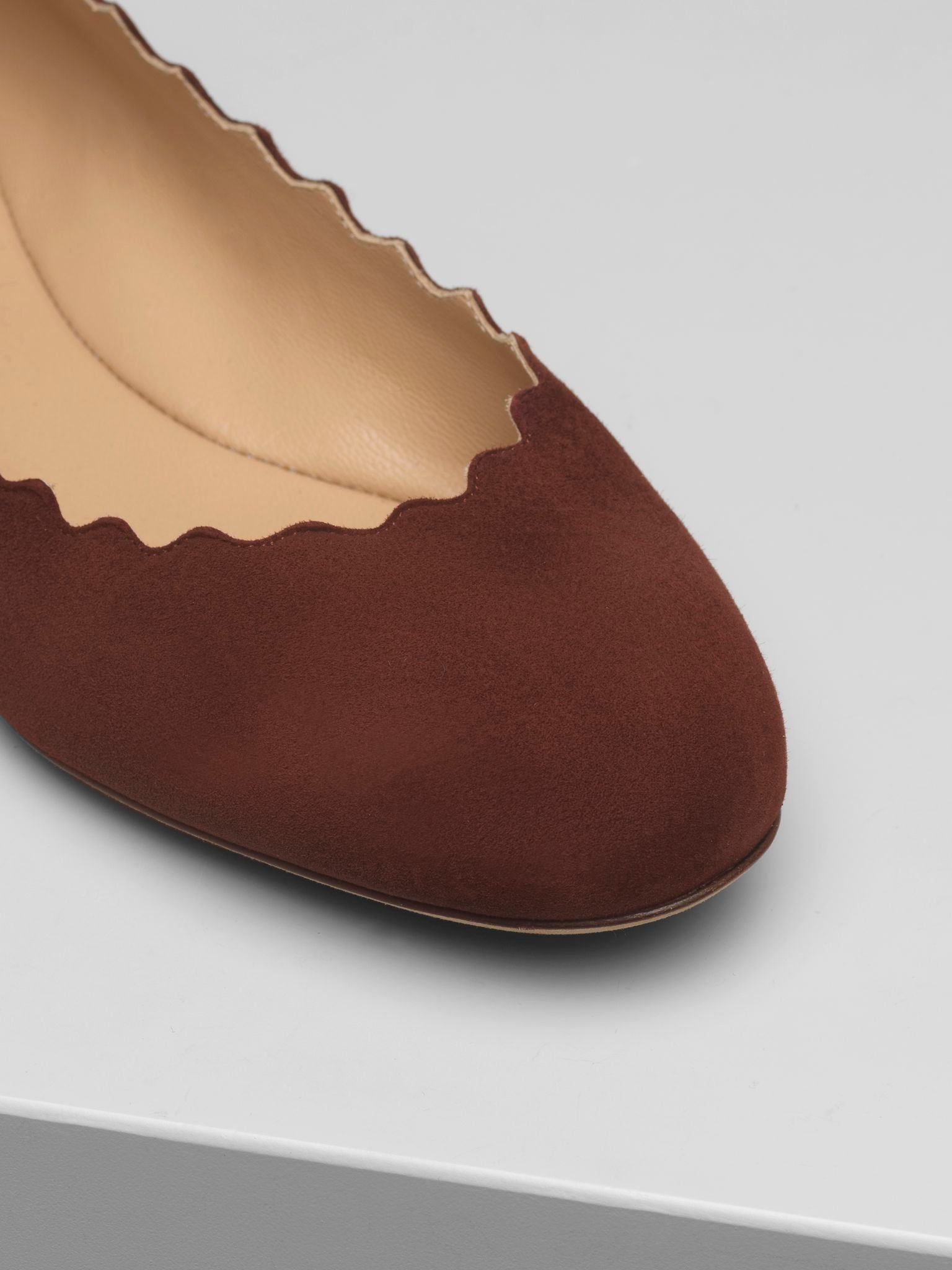 Ballerines Lauren en cuir - Burnt Purple