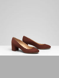 Escarpins Lauren en cuir - Burnt Purple