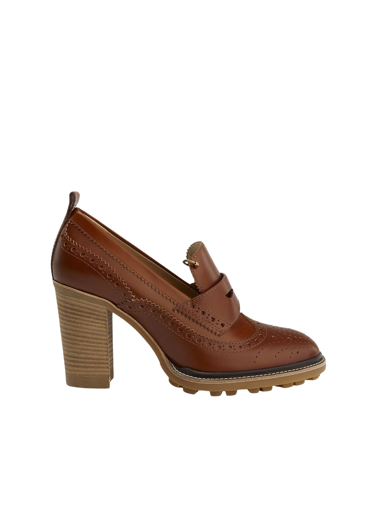 Mocassins Franne en cuir - Cognac Brown