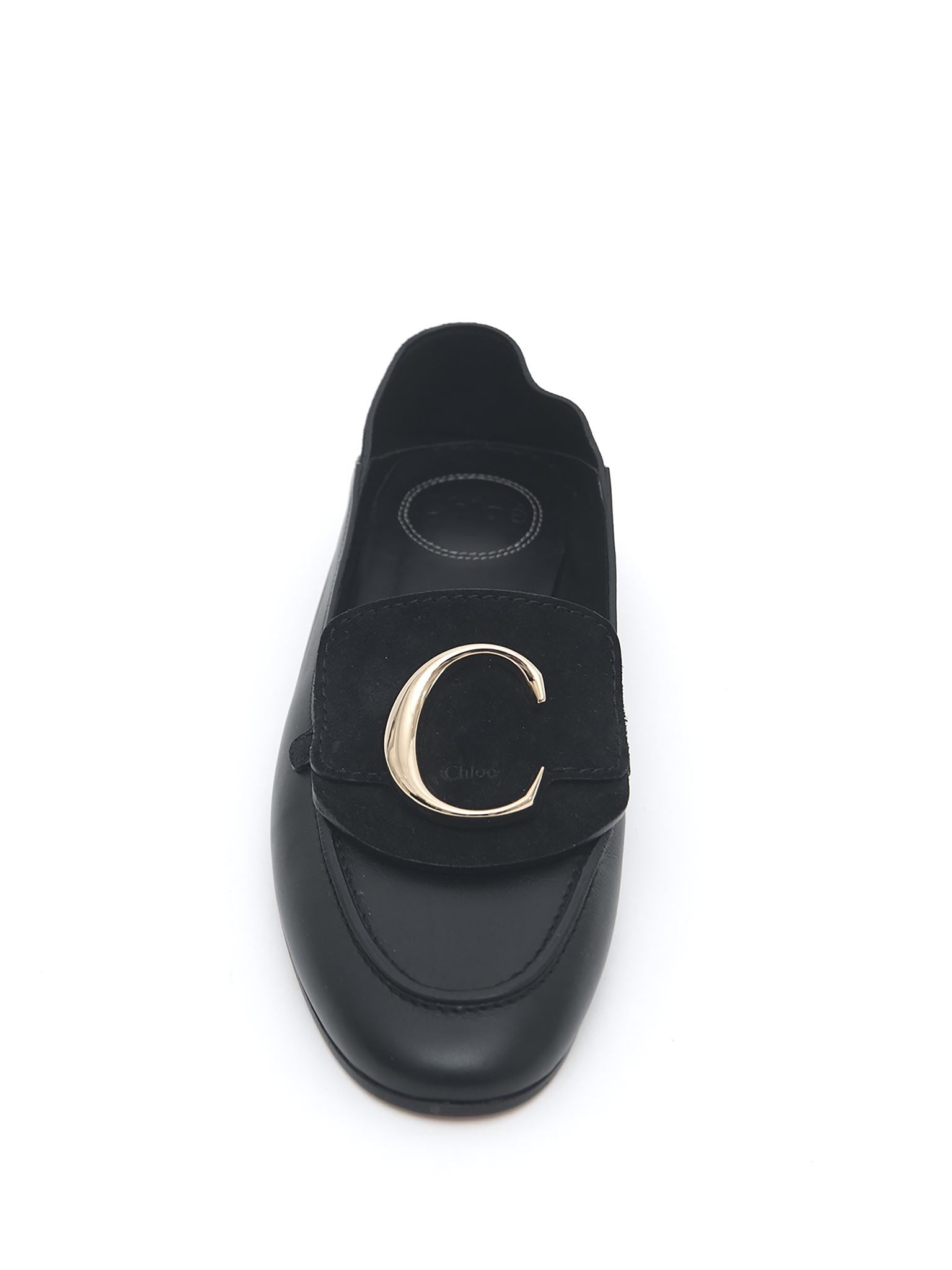 Sandales Chloé C en cuir - Black