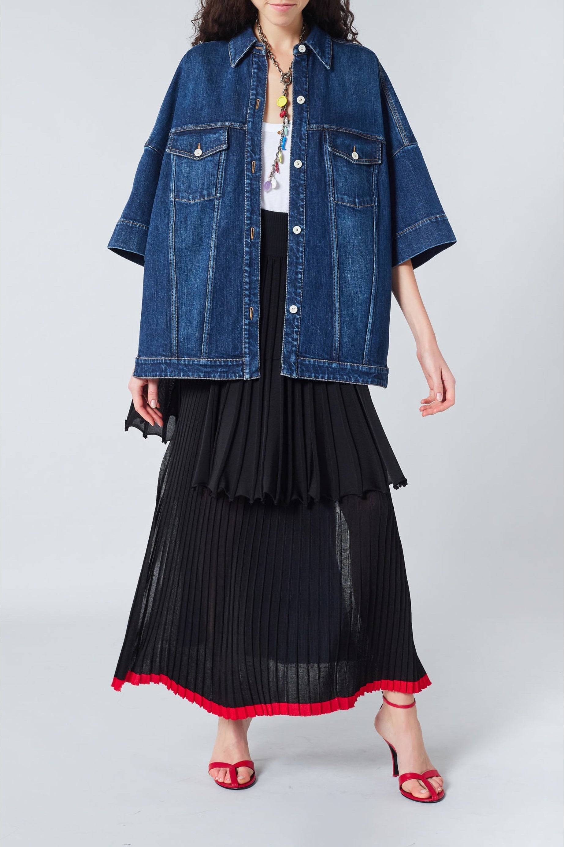Veste à manches courtes - Baby Blue