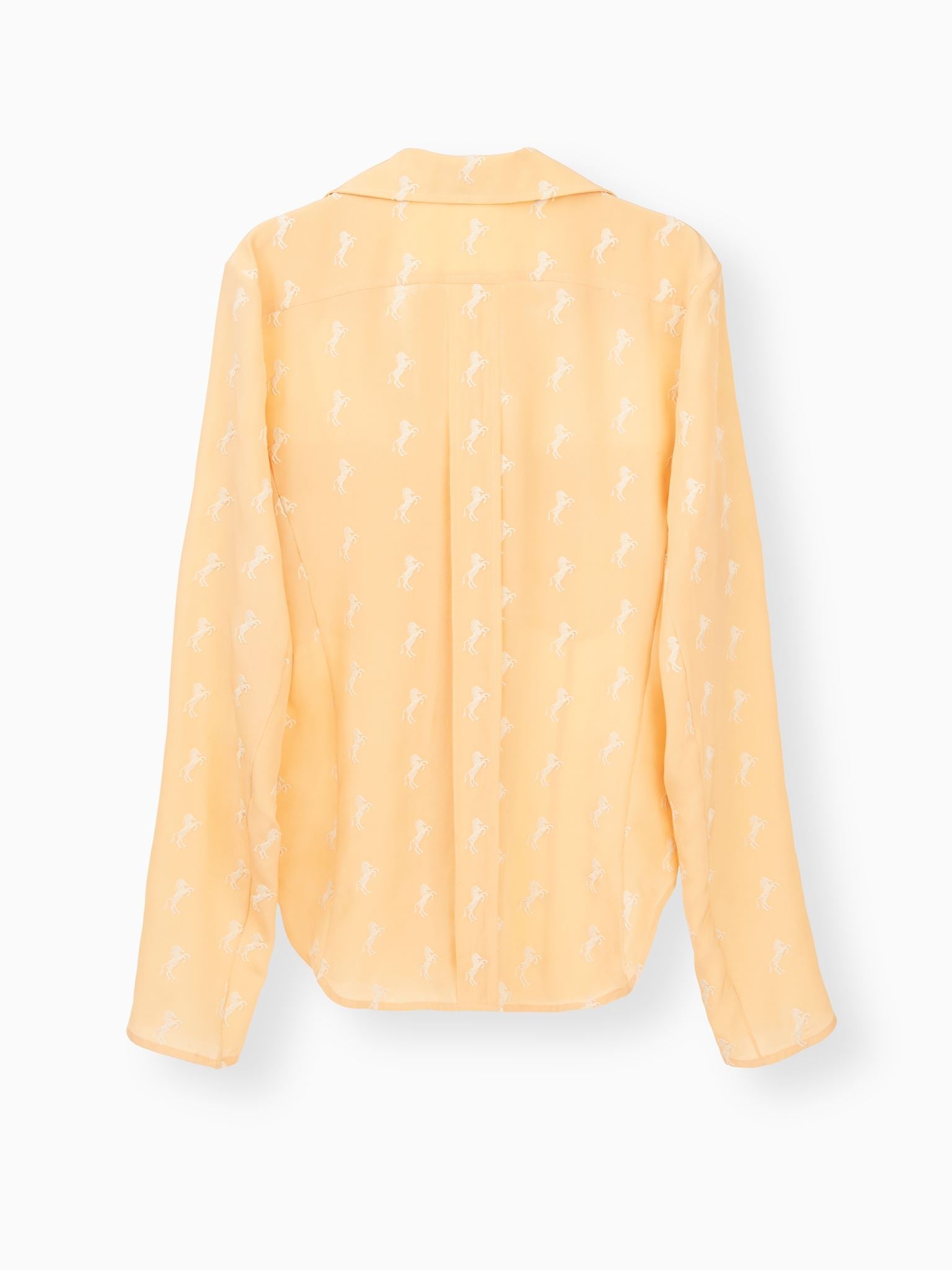 Blouse brodée en soie - Delicate Pink
