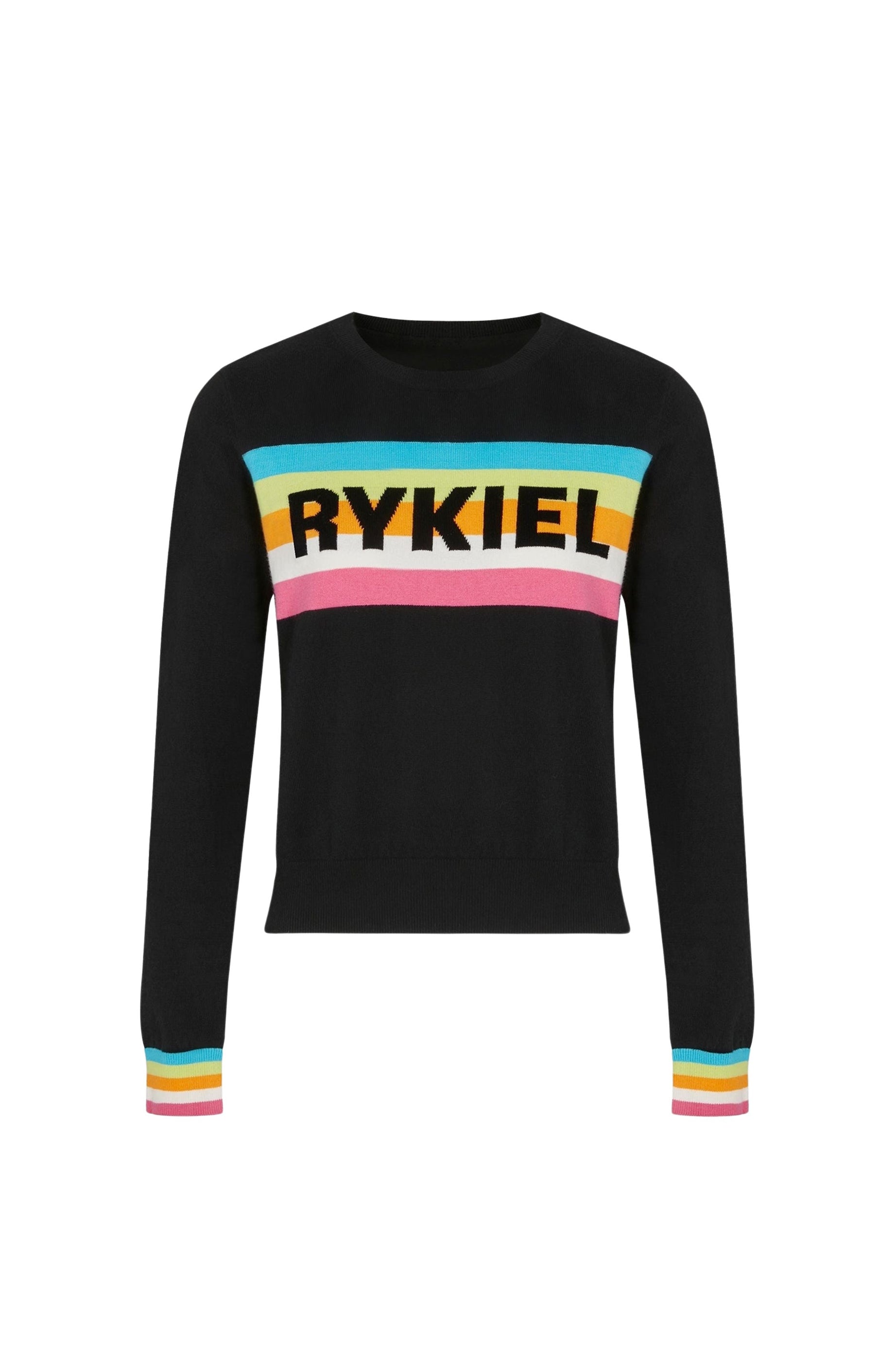 Pull en maille à manches longues - Noir