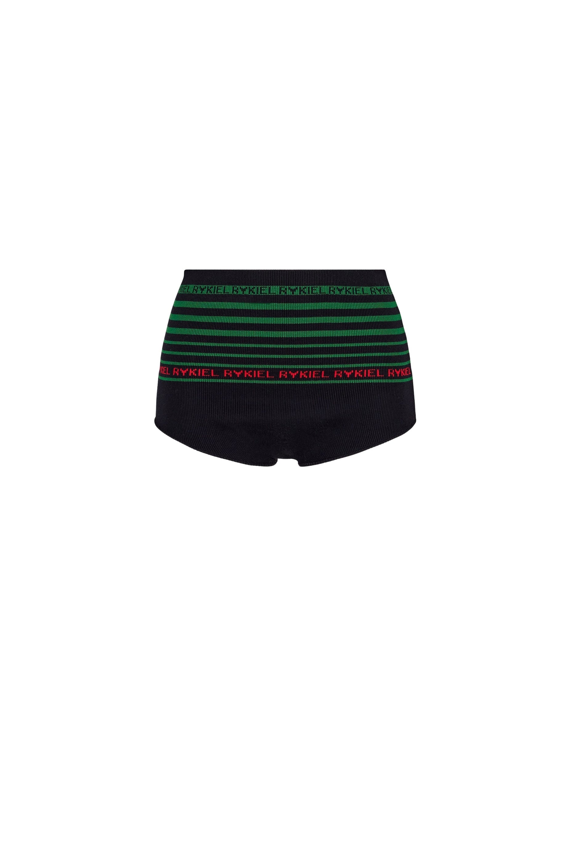 Culotte à rayures en laine - Vert