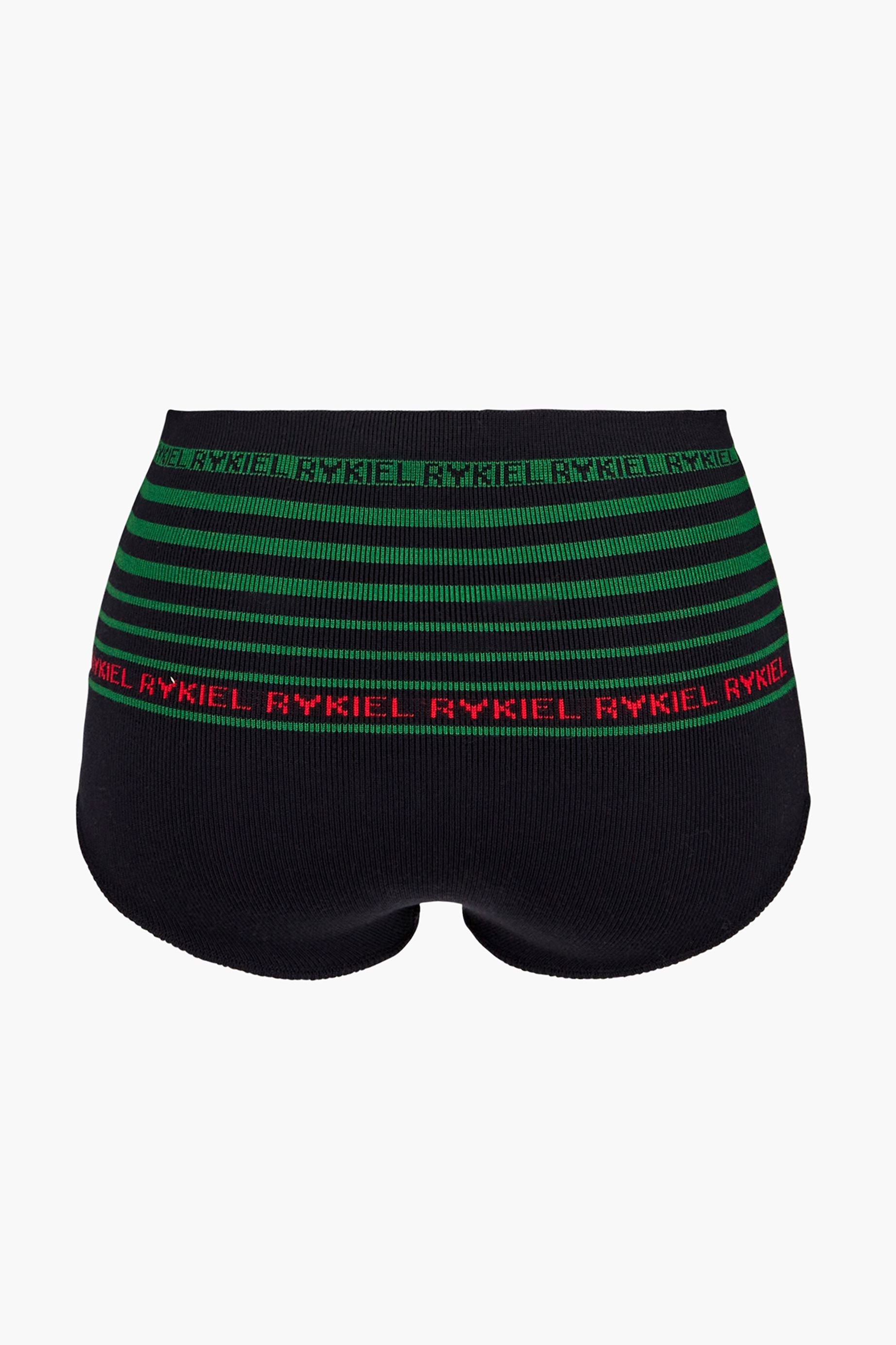 Culotte à rayures en laine - Vert