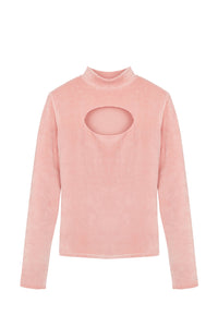 Top à strass - Rose