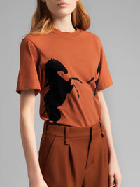 T-shirt imprimé - Clay Brown