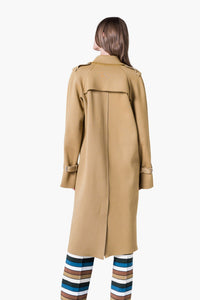 Manteau trench à boutons - Marron