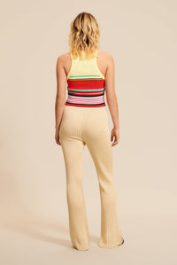 Pantalon plissé - Camel