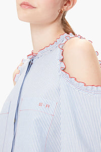 Chemise à épaules dénudées - Blanc
