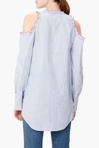 Chemise à épaules dénudées - Blanc