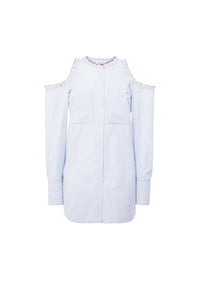 Chemise à épaules dénudées - Blanc