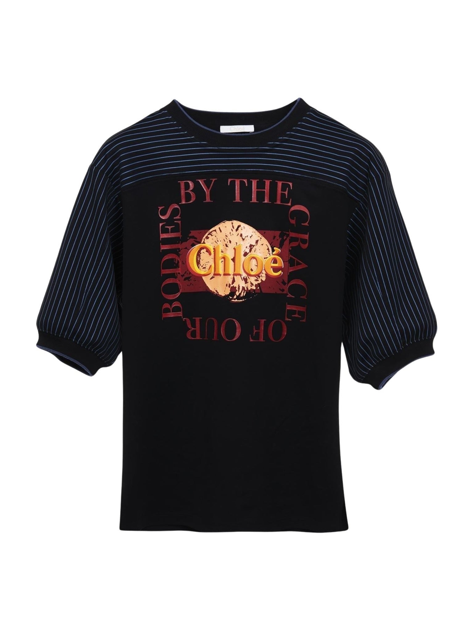 T-shirt imprimé Raglan - Black