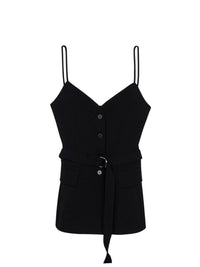 Top bustier - Noir