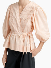 Blouse cache-coeur - Perfect Peach