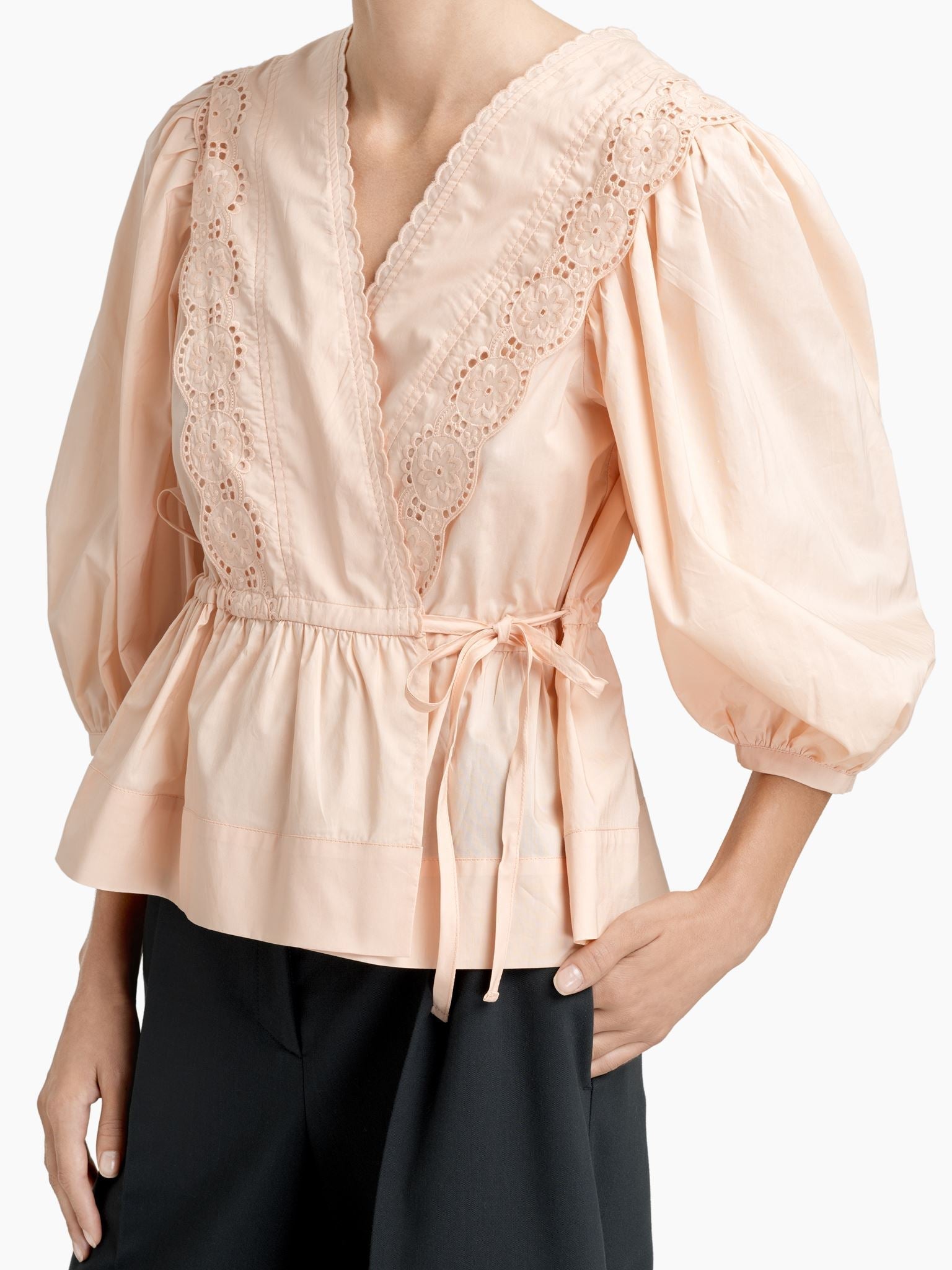 Blouse cache-coeur - Perfect Peach