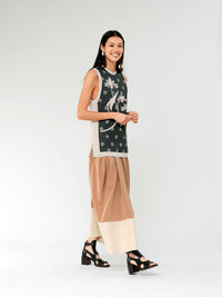 Top tunique - Vert Carbone