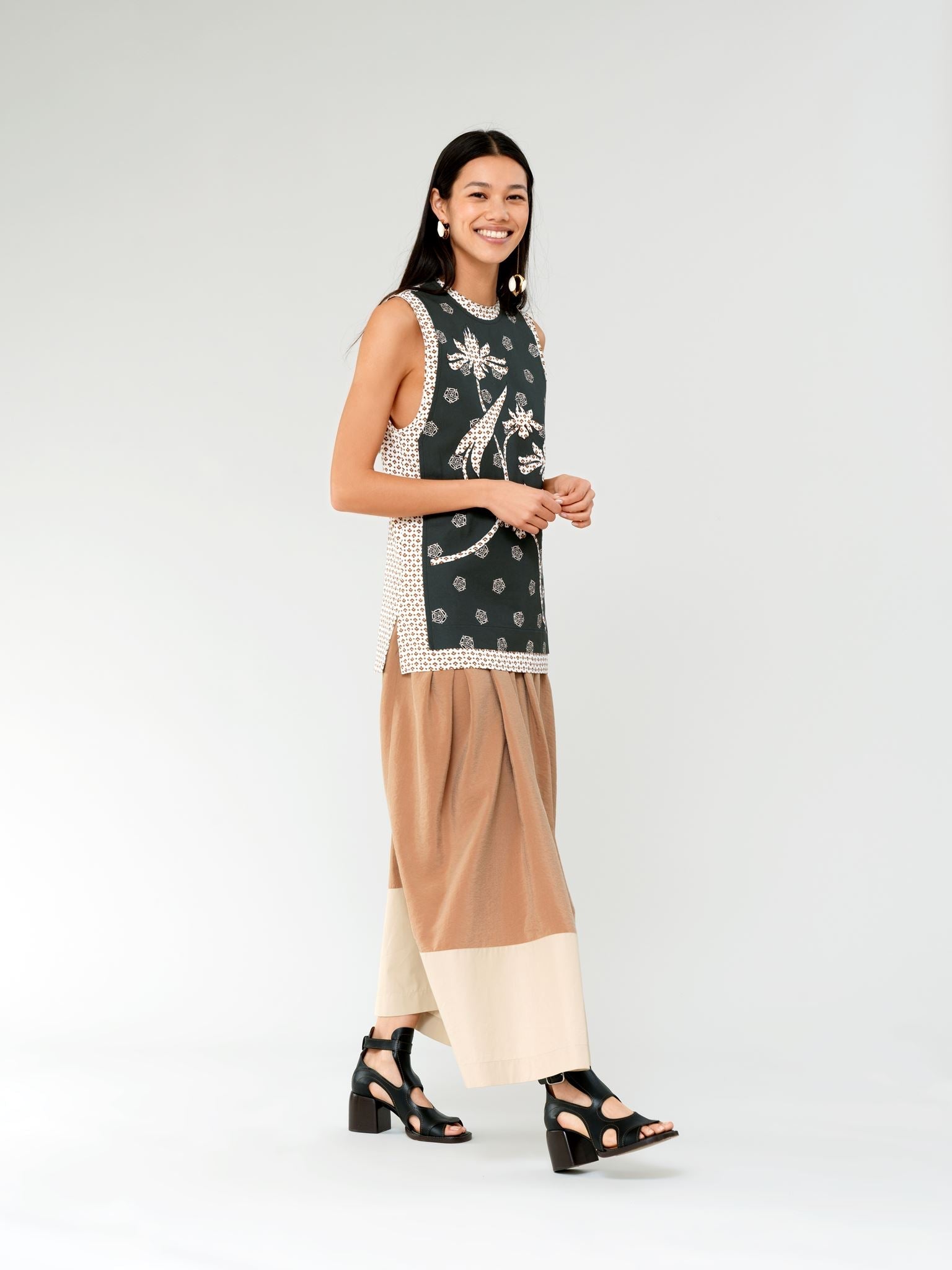 Top tunique - Vert Carbone