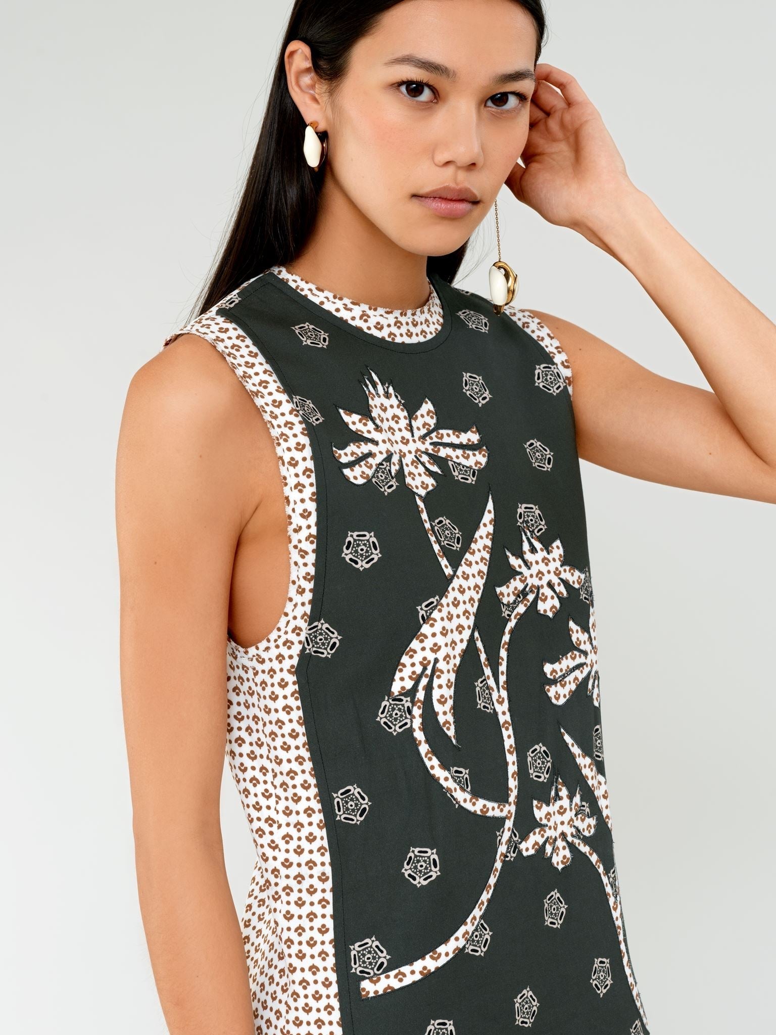 Top tunique - Vert Carbone