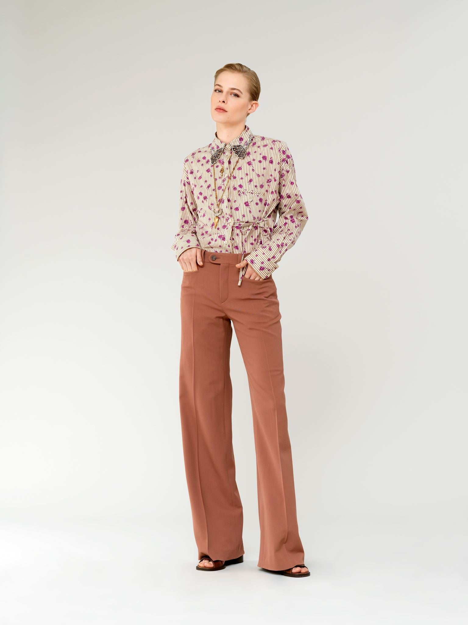 Chemise oversize - Beige Pink