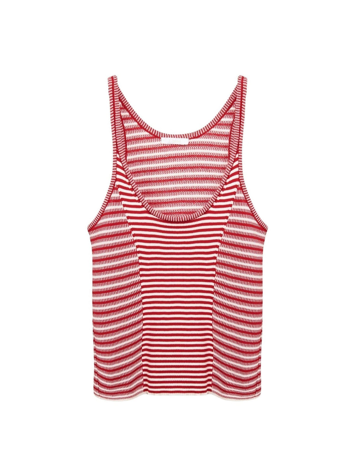 Top sans manches - Rouge Blanc