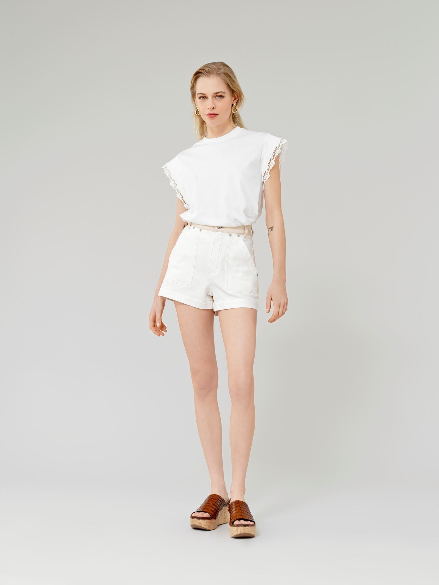 T-shirt manches courtes - Blanc