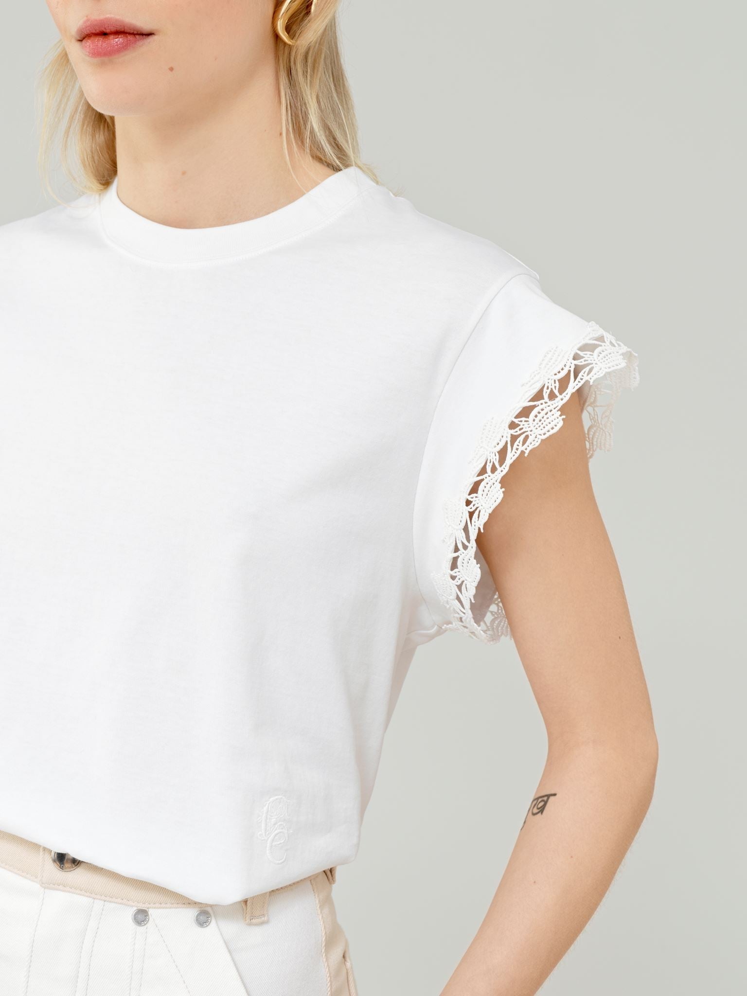 T-shirt manches courtes - Blanc