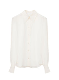 Chemise en soie - Dusty White