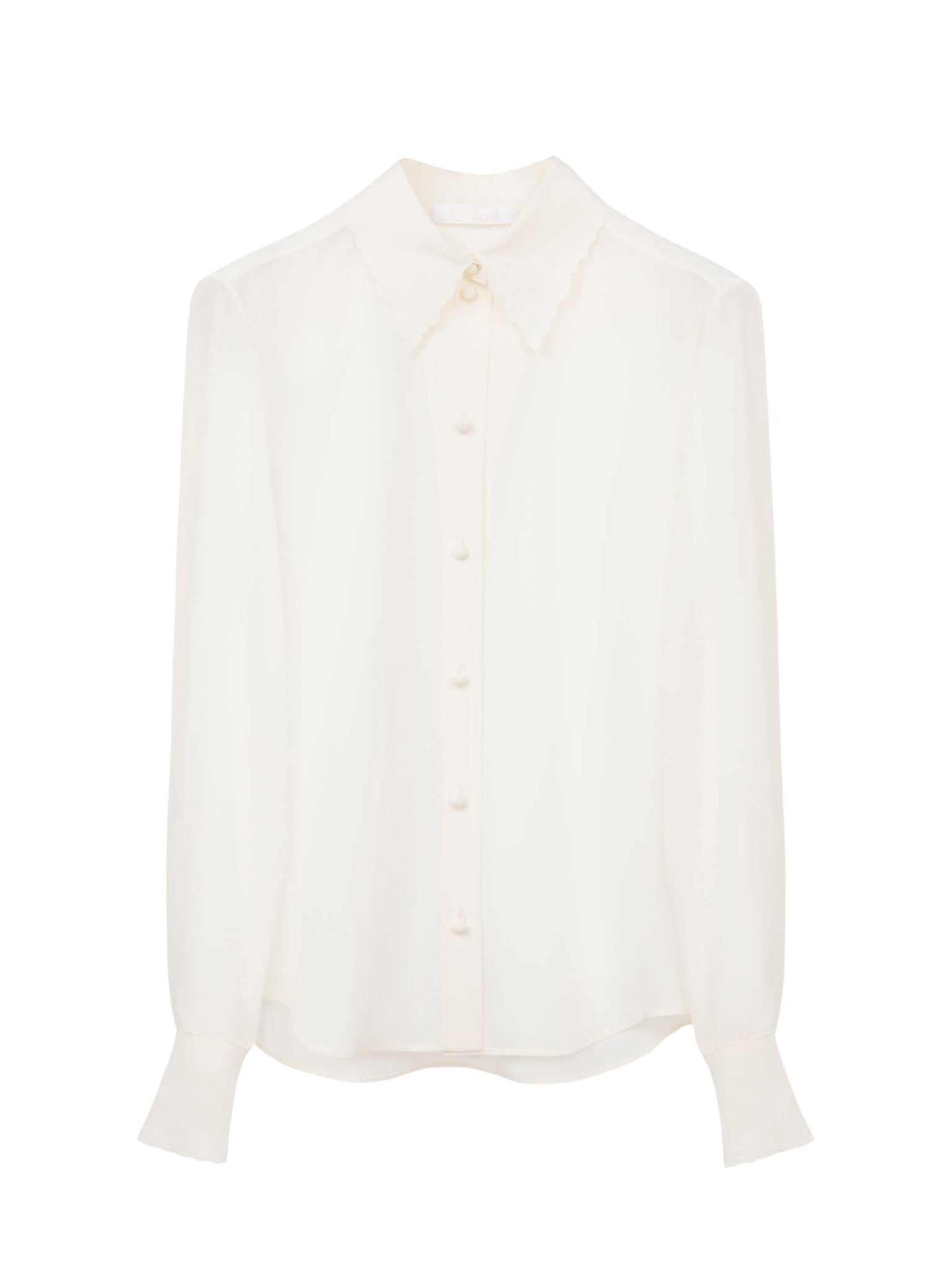 Chemise en soie - Dusty White
