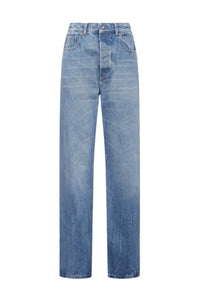 Jean évasé à poche contrastée - Denim Stone