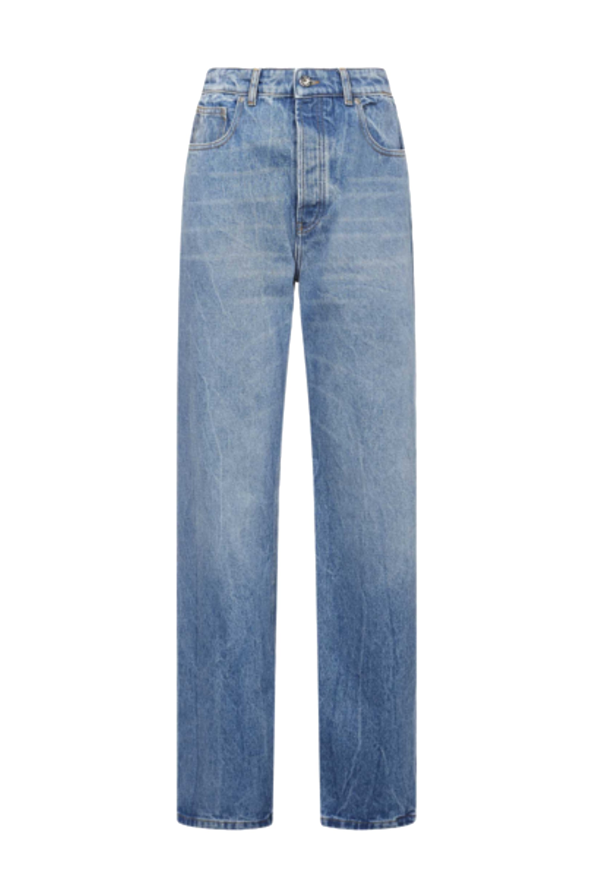 Jean évasé à poche contrastée - Denim Stone