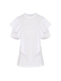 T-shirt volanté - White