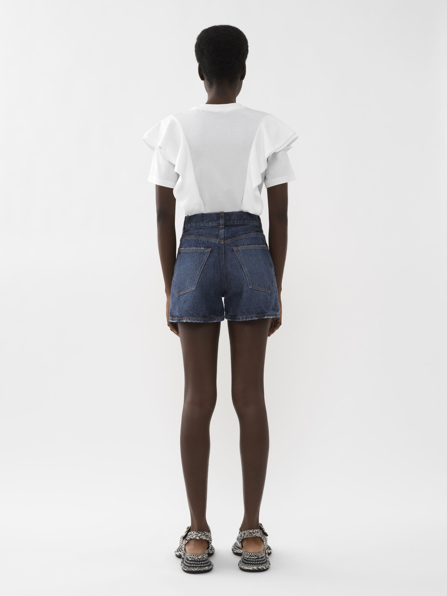 T-shirt volanté - White
