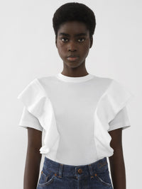 T-shirt volanté - White
