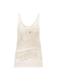 Top sans manches en laine - Lait Iconique