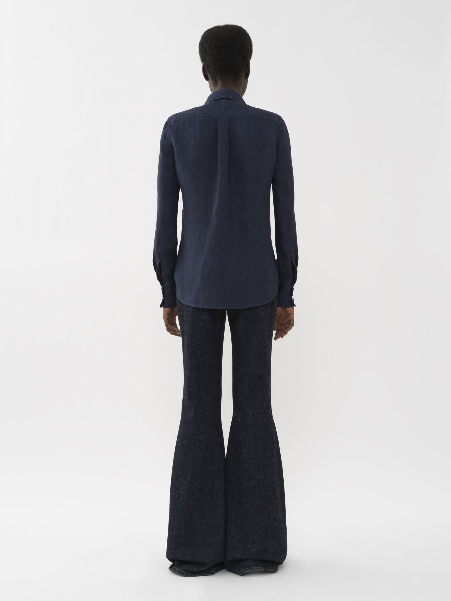 Chemise classique en lin - True Indigo