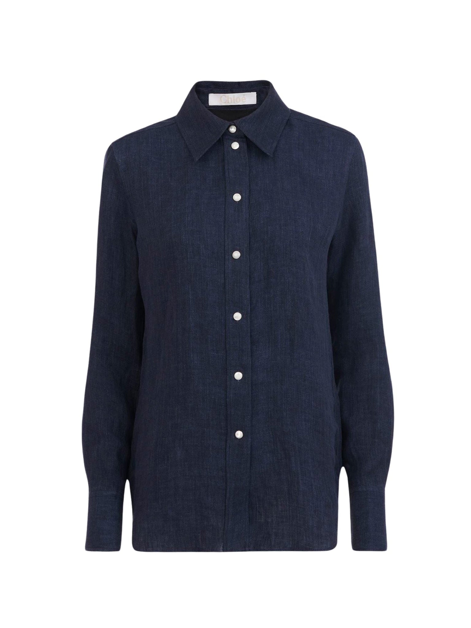 Chemise classique en lin - True Indigo
