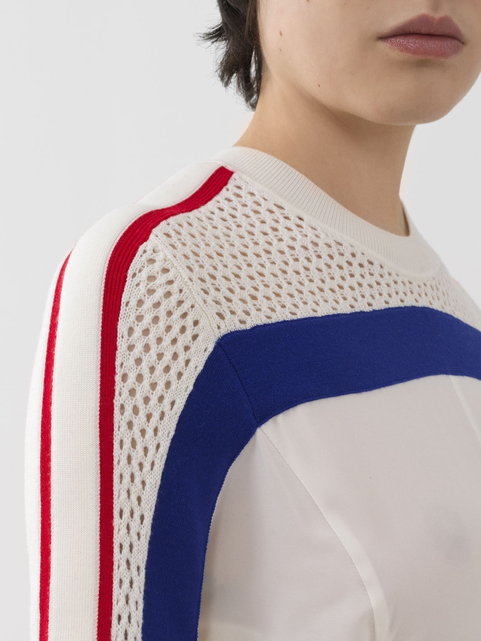 Top oversize en soie - Iconic Milk