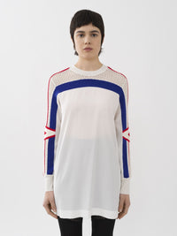 Top oversize en soie - Iconic Milk