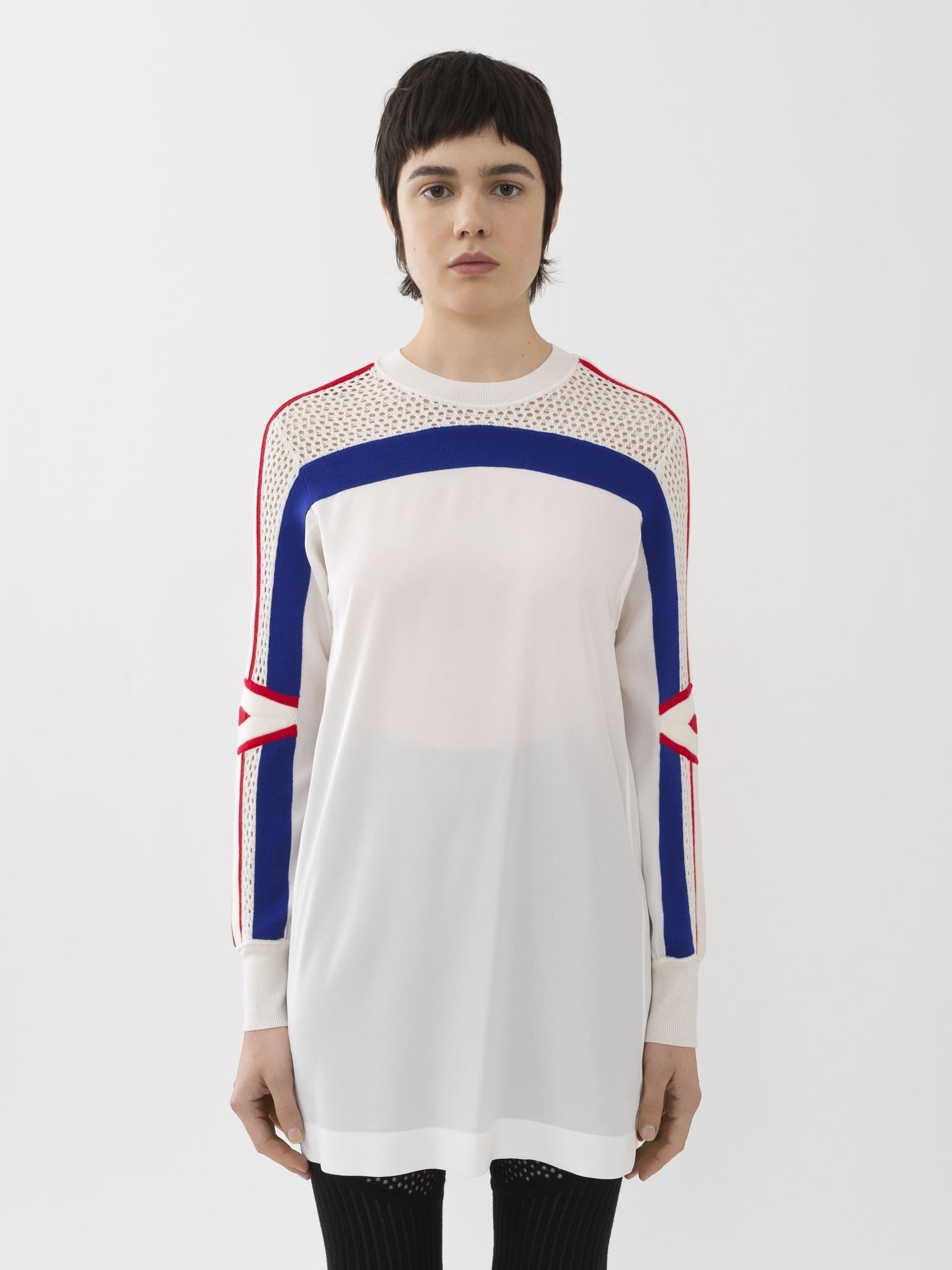 Top oversize en soie - Iconic Milk