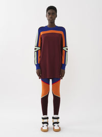 Top oversize en soie - Darkened Brown