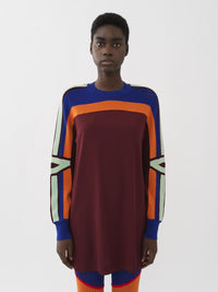 Top oversize en soie - Darkened Brown
