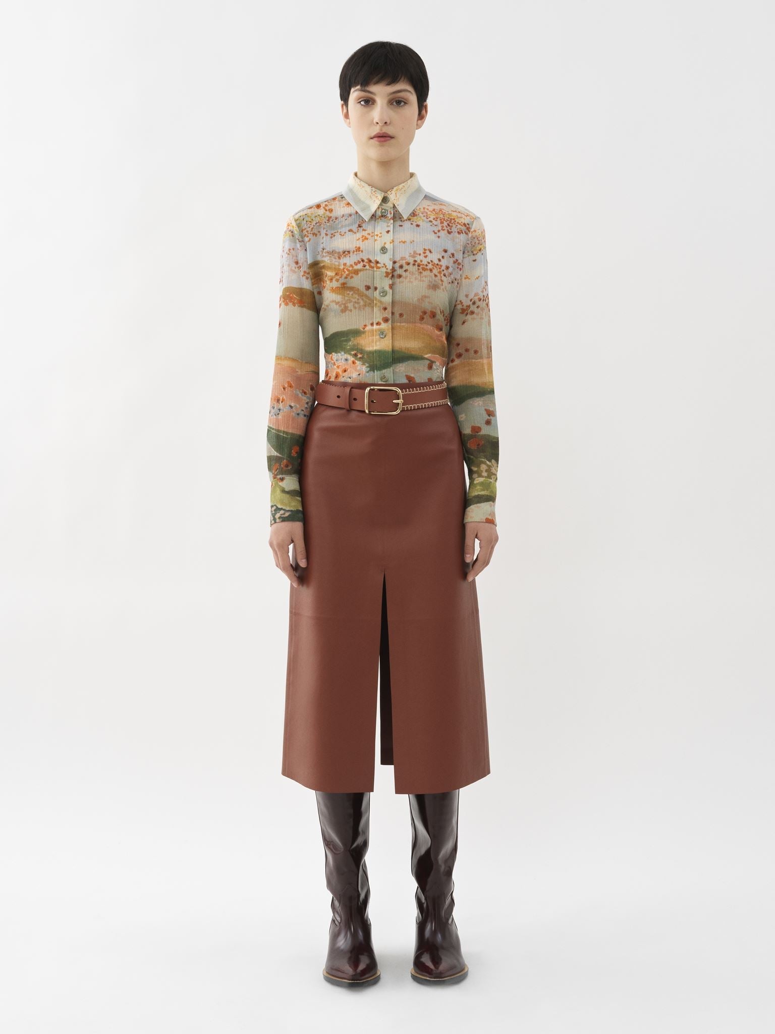 Chemise classique en laine - Multicolor