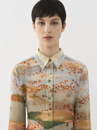 Chemise classique en laine - Multicolor