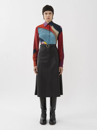 Chemise Caroline Denervaud en soie - Multicolor